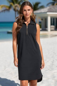 Dear Scarlett - Coastal Harbour Sleeveless Dress