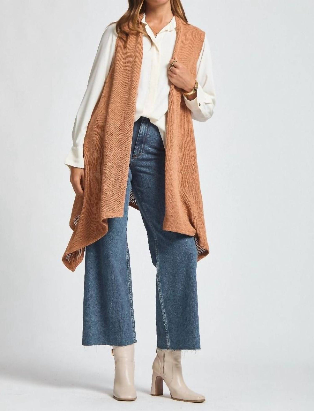 Dear Scarlett - Long Knit Vest