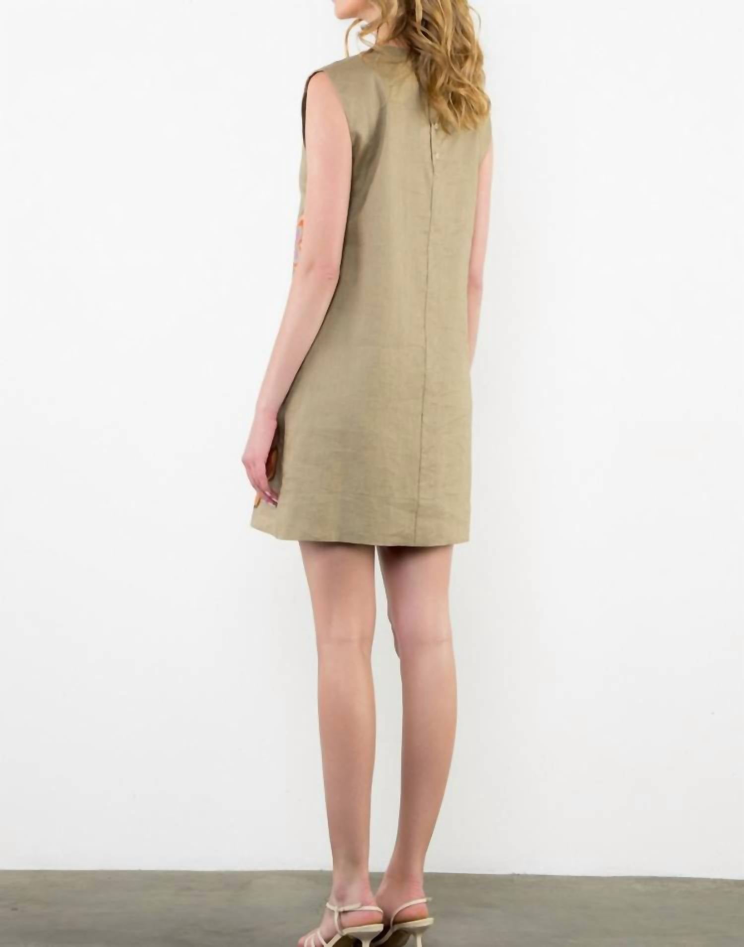 Thml - Havana Floral Embroidered Dress