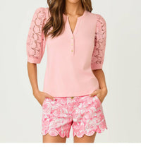 Lilly Pulitzer - Ronson Eyelet Knit Top