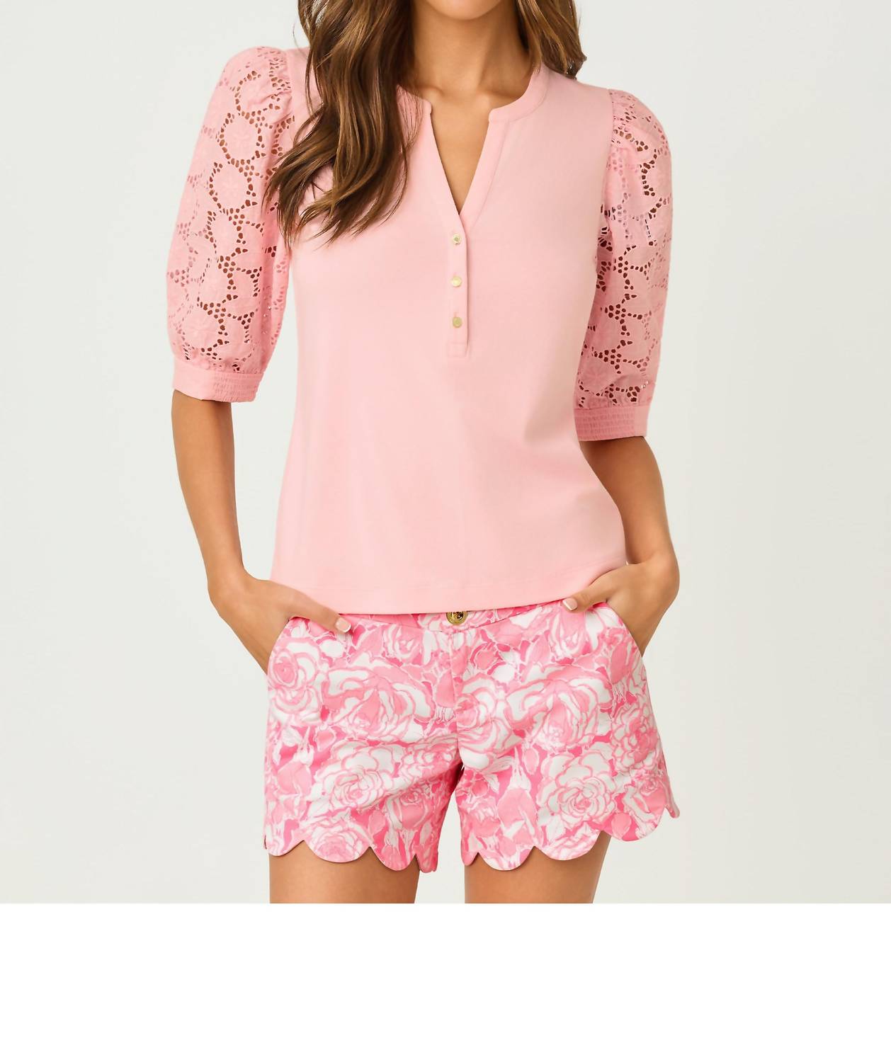 Lilly Pulitzer - Ronson Eyelet Knit Top