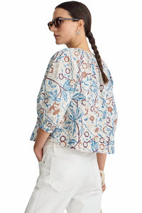 Apiece Apart - Nele Lantern Sleeve Top