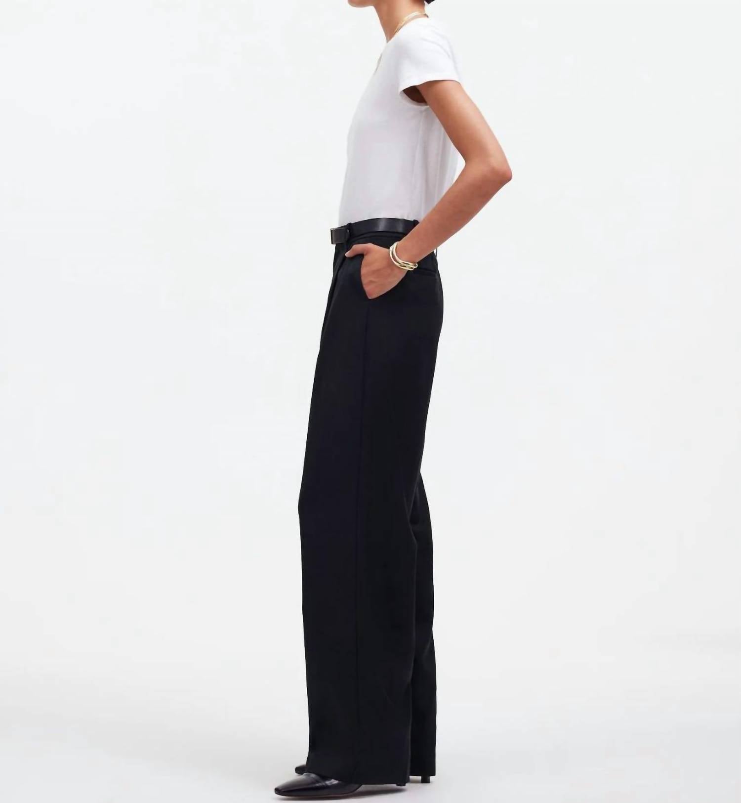 Madewell - Slouchy Straight Drapey Twill Pants