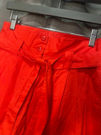 THE GREAT. Women's The Pleated Trouser Short in htred - women's shorts - detail view