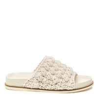 Kelsi Dagger - Women's Squish Crochet Raffia Mules
