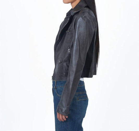 Jachs New York - Piper Patina Leather Jacket