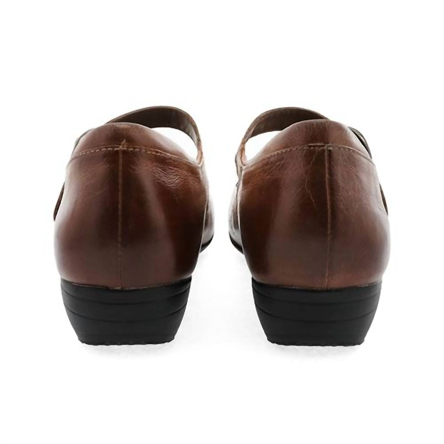 Dansko - Women's Fawna Burnished Calf Mary Jane Shoes