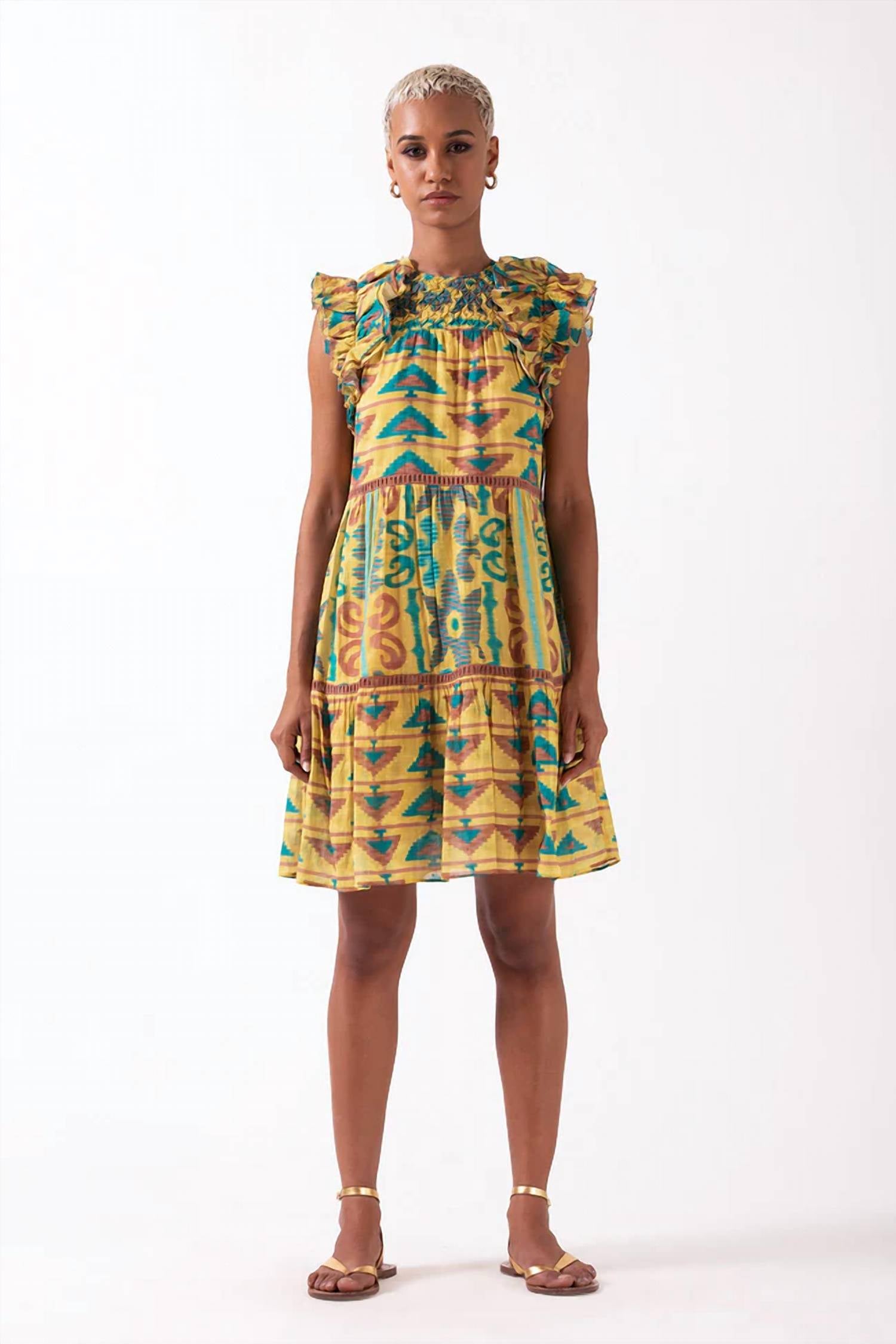 Ash & Eden - Olga Mini Tiered Dress