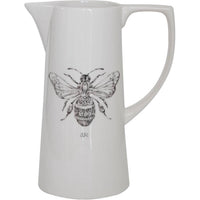 Creative Co-Op - Ceramic Pitcher With Bee
