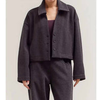 Grade & Gather - Bella Crop Wool Collar Jacket