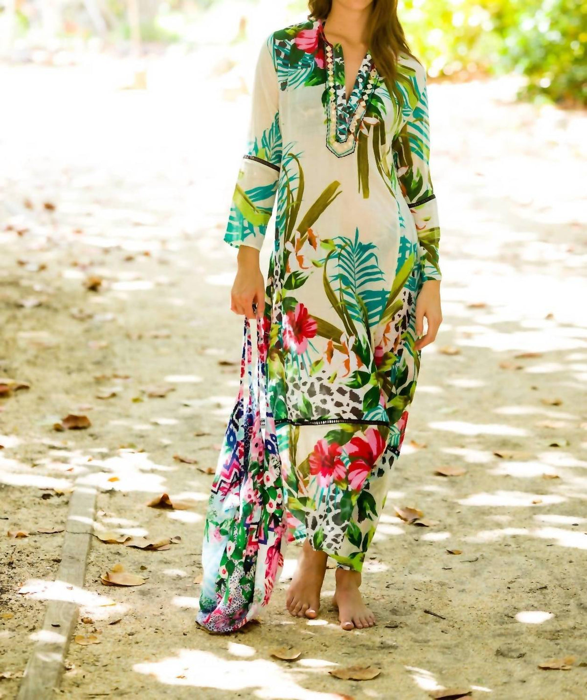 Debbie Katz - Hibiscus Island Maxi Tunic