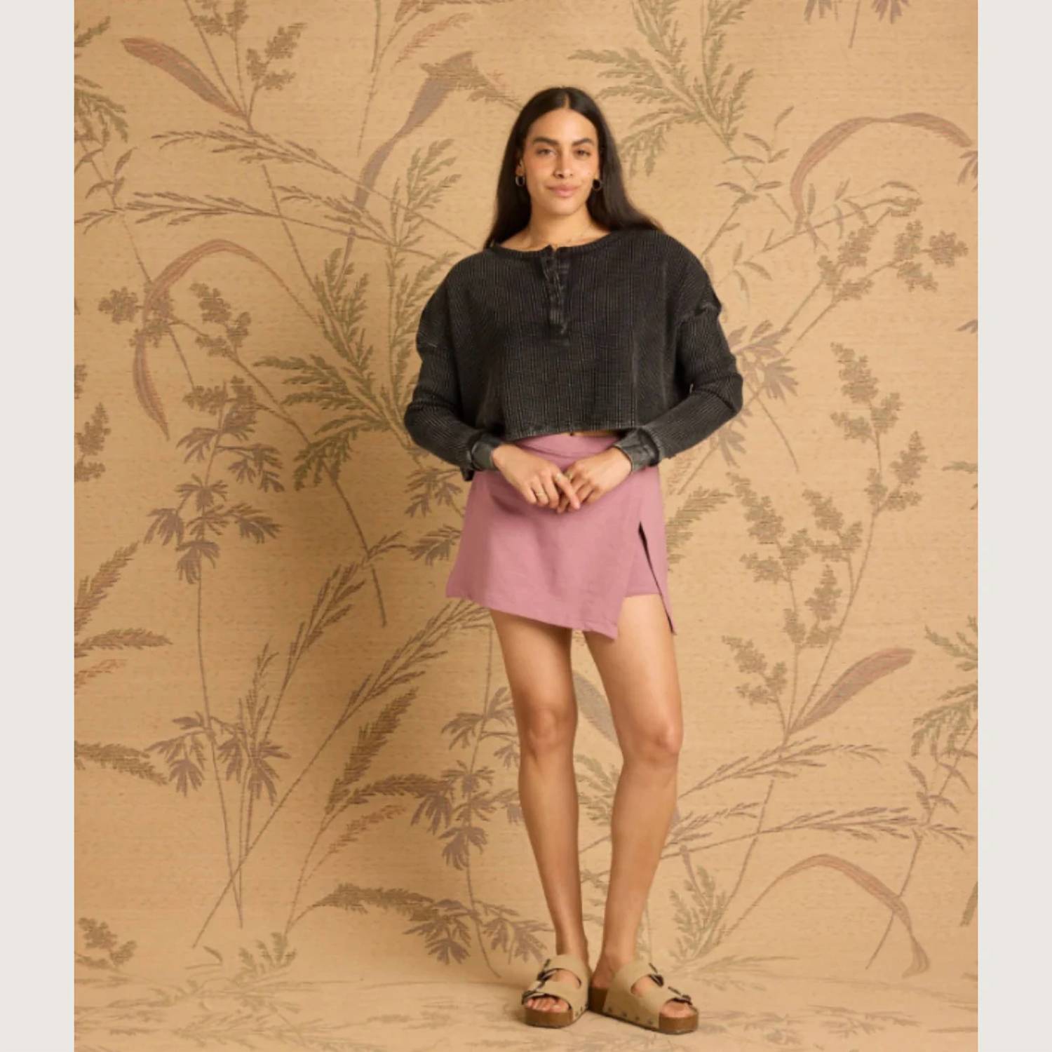 Known Supply - Cris Waffle Knit Top