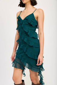 Emory Park - Asymmetrical Ruffle Dress