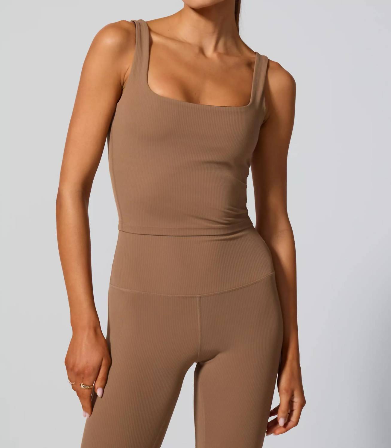 Mpg Sport - Ribbed Longline Crop Tank Top