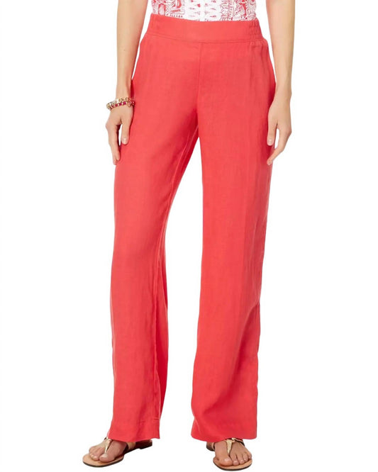 Lilly Pulitzer - Deri Linen Palazzo Pant