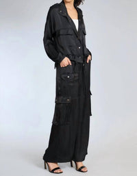 Lola & Sophie - Satin Cargo Jacket