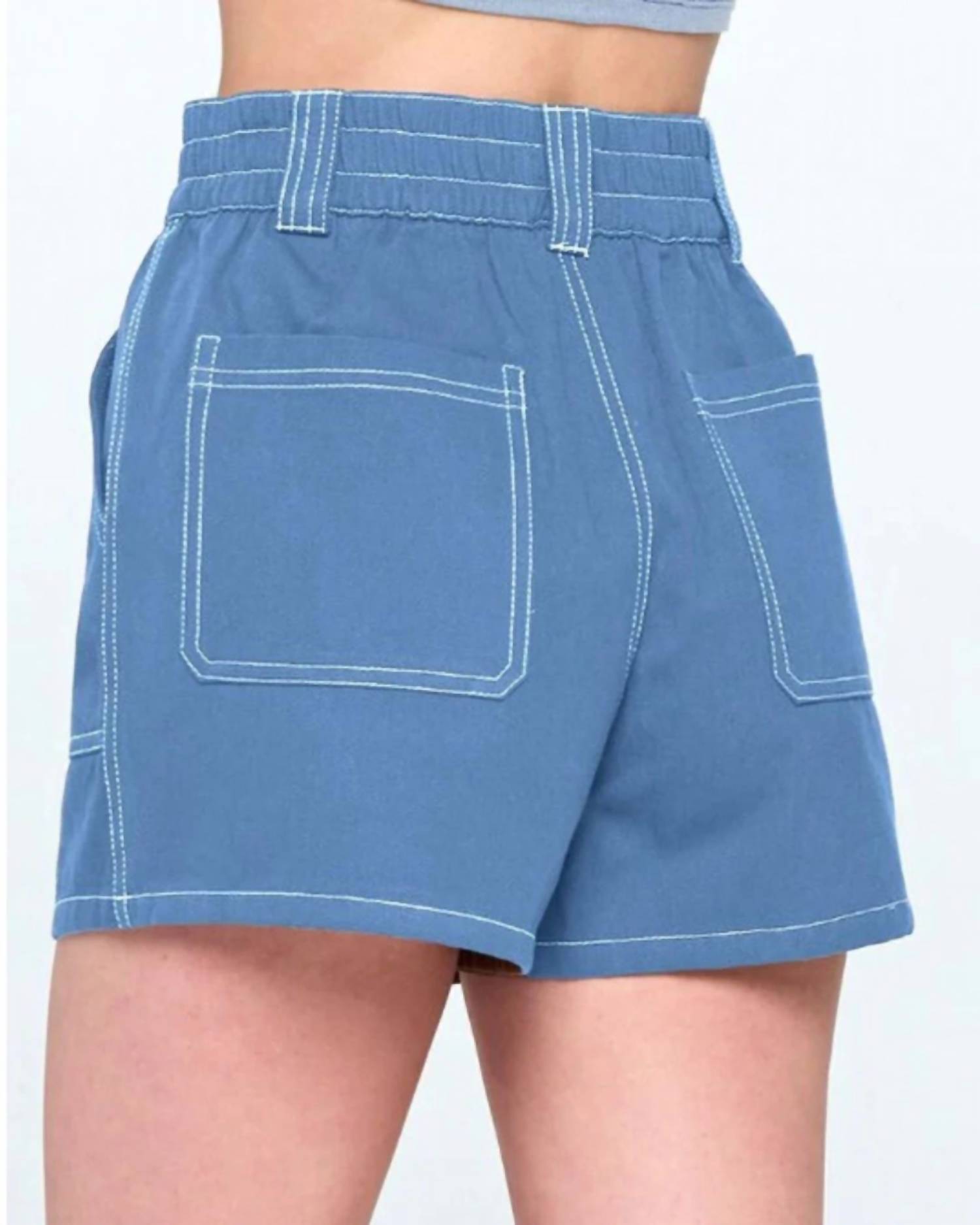 Entro - Shanice Contrast Stitch Shorts