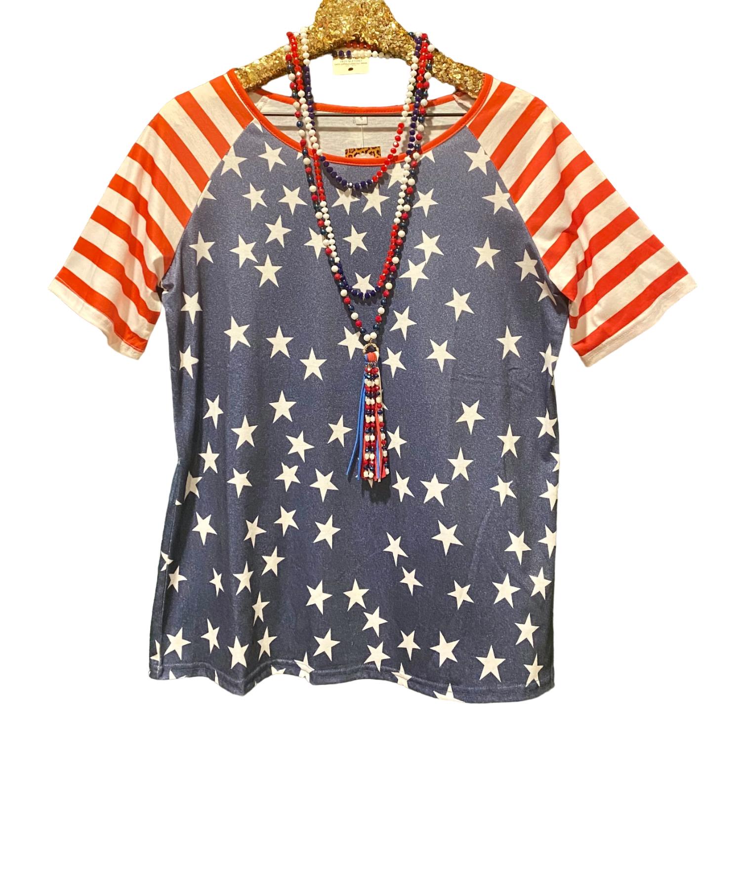 Runway Mama - Stars and Strips Tee