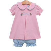 Trotter Street Kids - Baby Girl's Bunny Bloomer Set