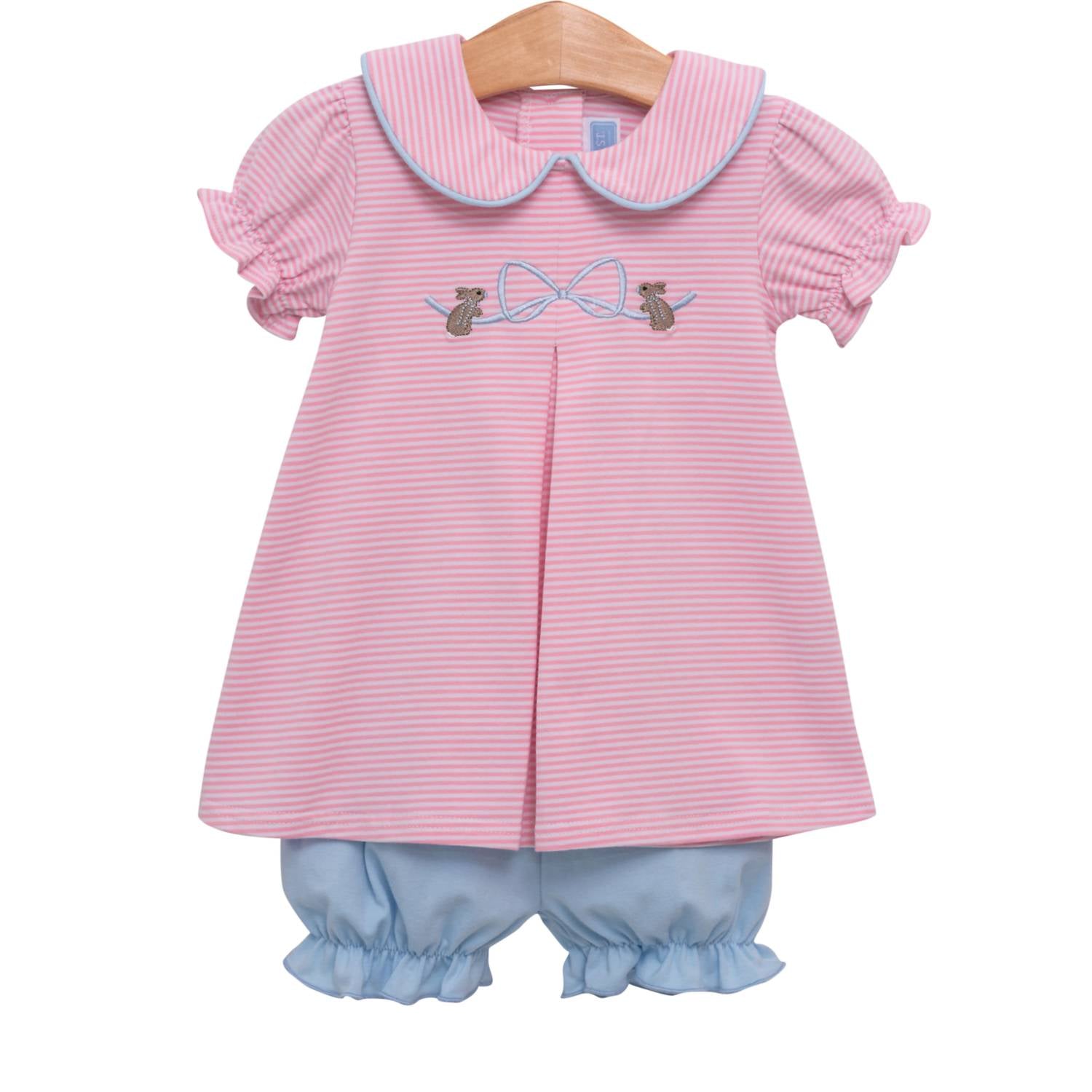 Trotter Street Kids - Baby Girl's Bunny Bloomer Set