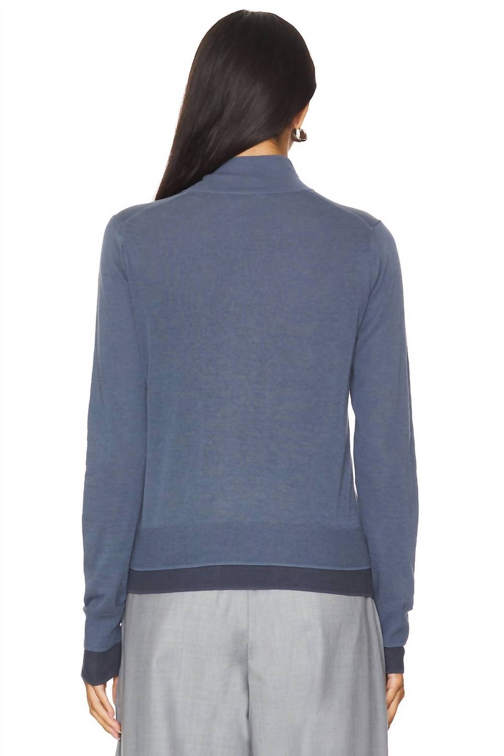 Vince - Double Layer Turtle Neck Top