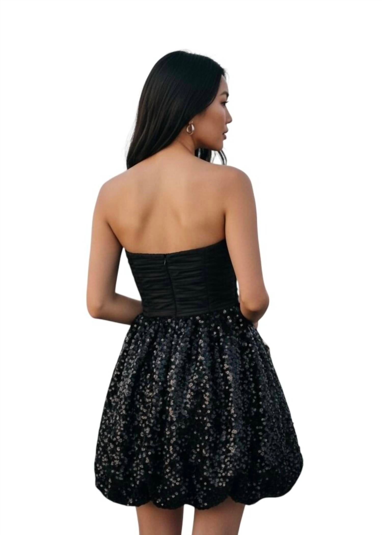 Loveshackfancy - Niko Sequin Bubble Mini Dress