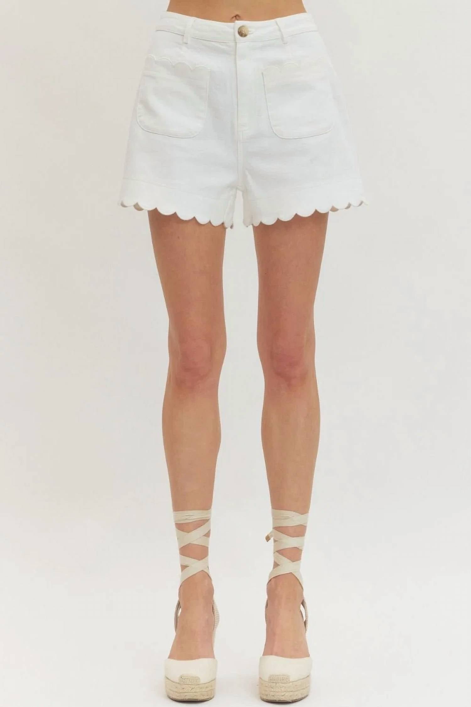 Entro - Scallop Shorts