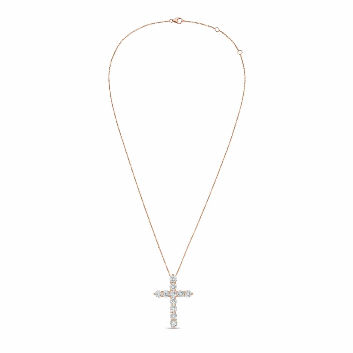 Diana M Jewels - Women's Round Lab-Grown Diamond Pendant Necklace (4.00 Ct) - Signature Plus