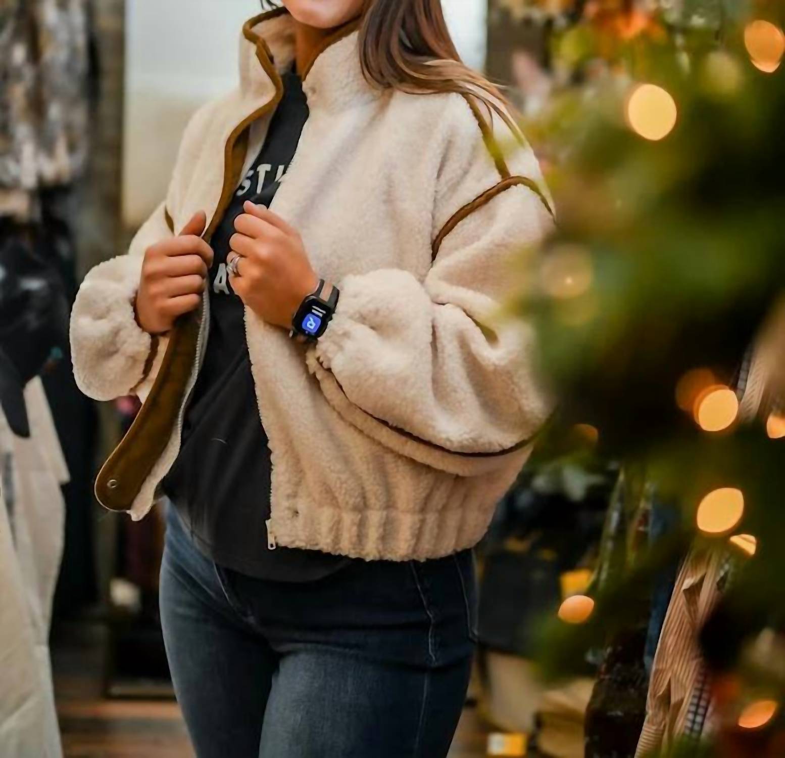 Elan - Teddy Bomber Jacket