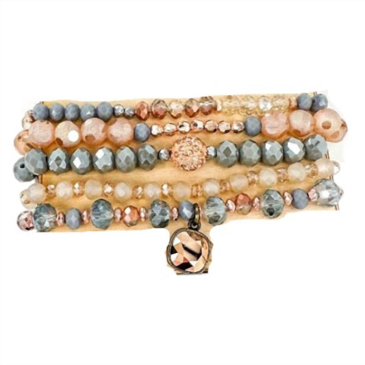 Pink Panache - Women's Stacked Bracelet