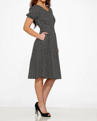Orchid Bloom - Dolly Dotty Swing Dress