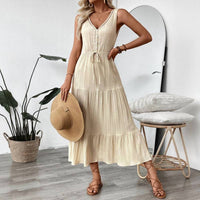 Lovesoft - Textured Sleeveless Midi Dress