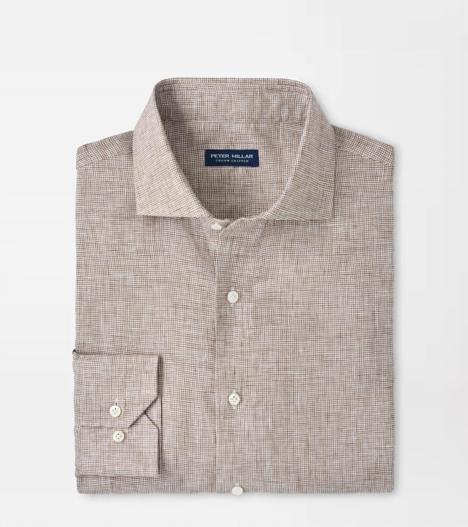 Peter Millar - Astino Lino Check Sport Shirt