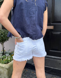 Kancan - Distressed Denim Shorts