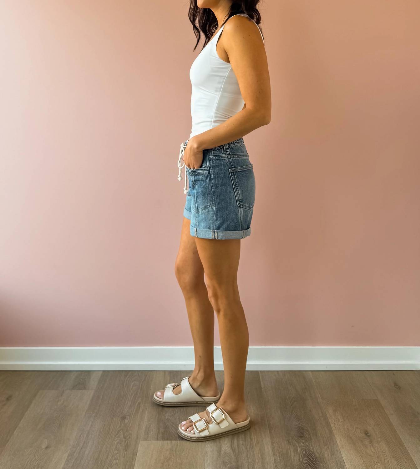Vervet By Flying Monkey - Sienna Super High Rise Shorts