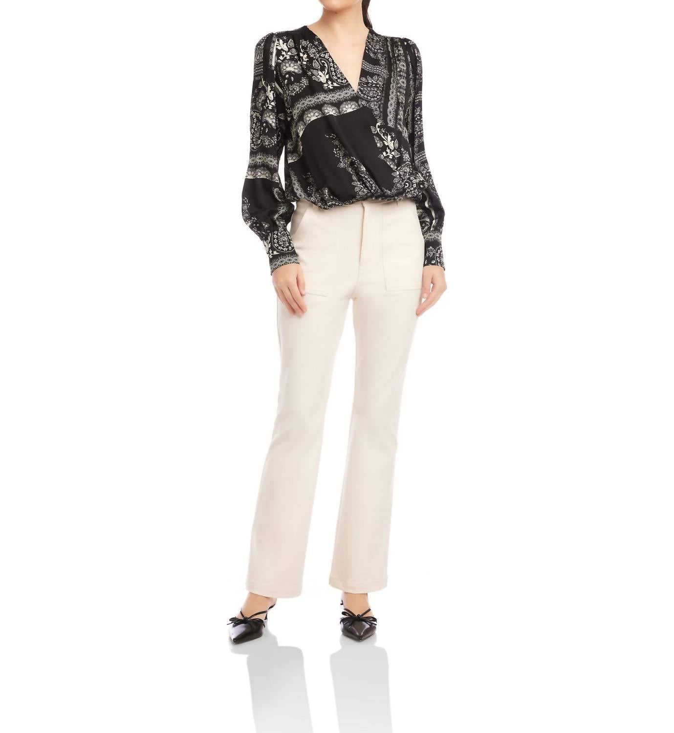 Fifteen Twenty - Ines Drape Front Top
