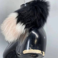Eugenia Kim Women's Faux Fur Collar Scarf in black pink - women's scarf - view 5