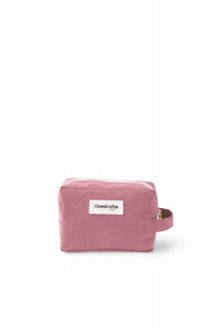 Rivedroite Paris Women's Tournelles Cosmetic Bag in rose pink - women's bag
