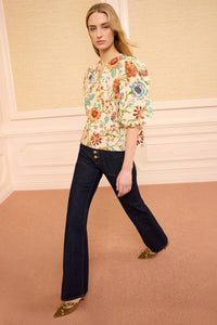 Ulla Johnson - Florielle Short Sleeve Cotton Top