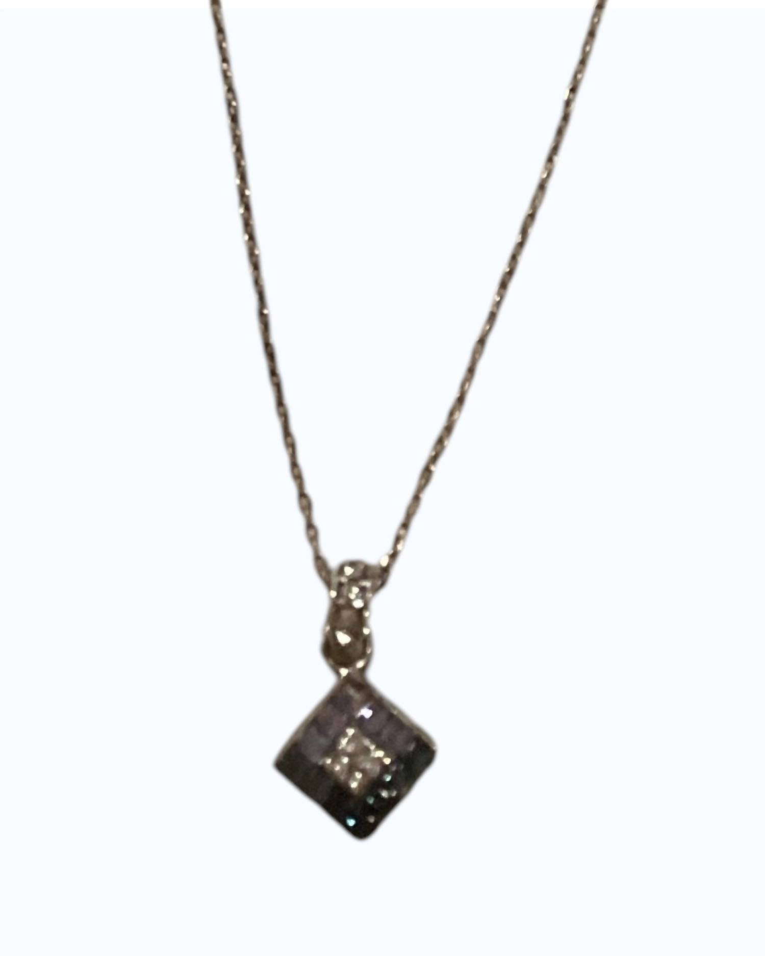 Brighton Women's Spectrum Pendant in silver with blue stones - women's item