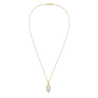 Diana M Jewels - Women's Marquise Lab-Grown Diamond Pendant Necklace (8.00 Ct) - Elegant Plus