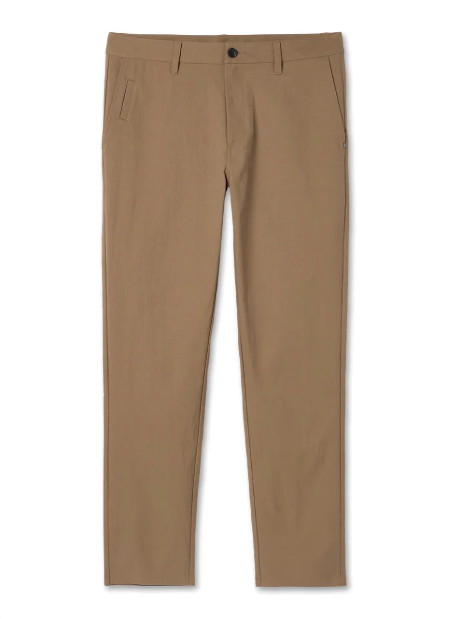 Vuori Cascade Tech Chino Pant in pecan - men's pants - view 4