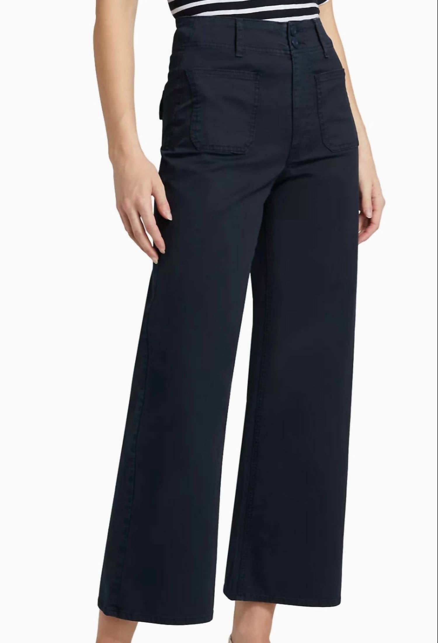 Veronica Beard - Grant Cropped High-rise Wide Leg Pants