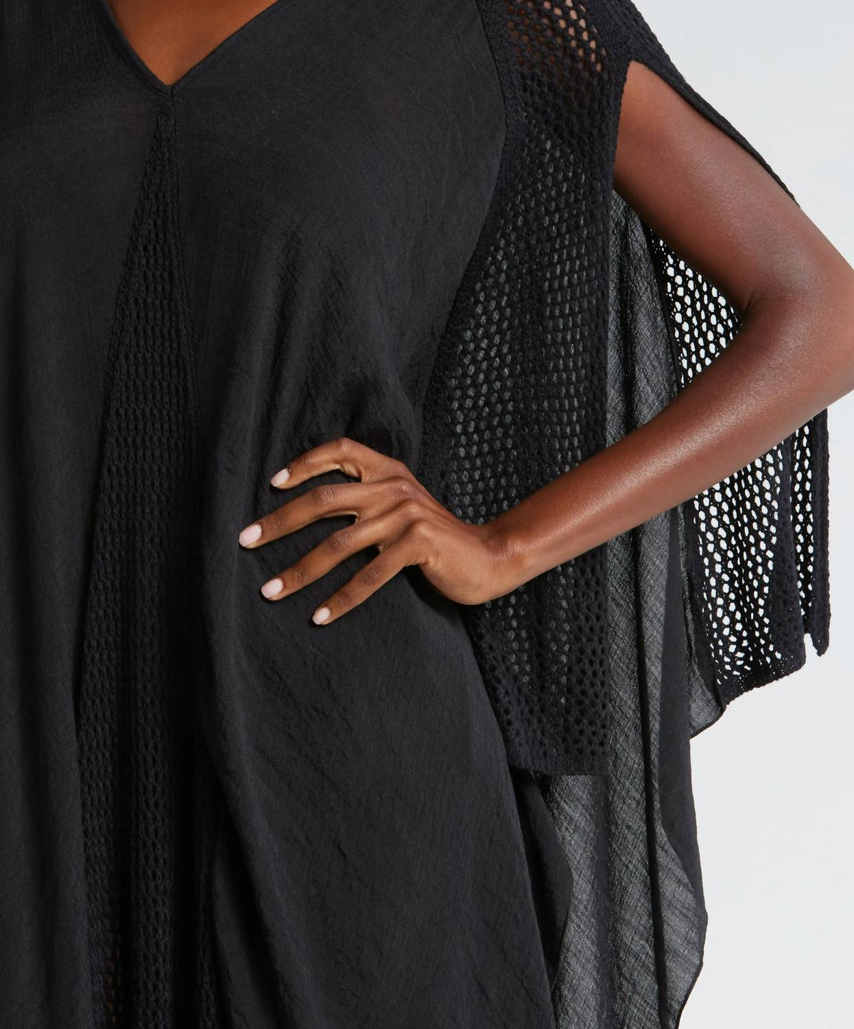 Elan - Crochet Long Sleeve Caftan