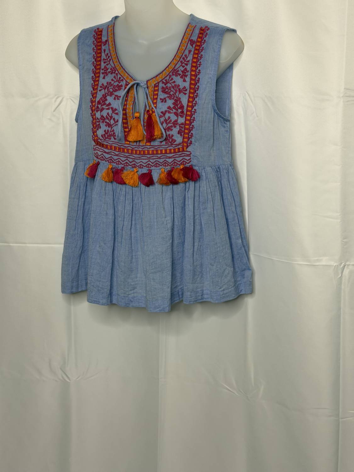 Thml - Women's Sleeveless Embroidered Top