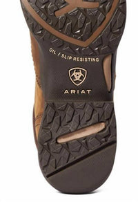 ARIAT Women's Anthem H20 Round Toe Lacer Boot in distressed brown - women's shoe - detail view