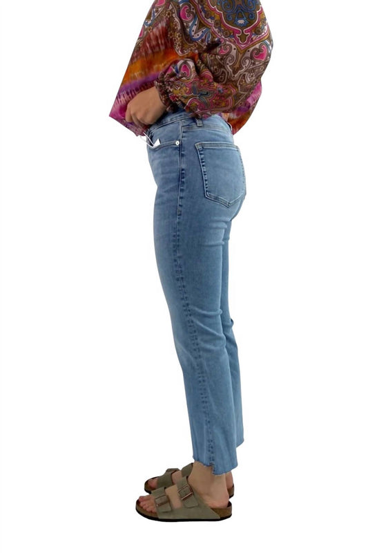 Frame - LE CROP MINI BOOT FRAY JEAN