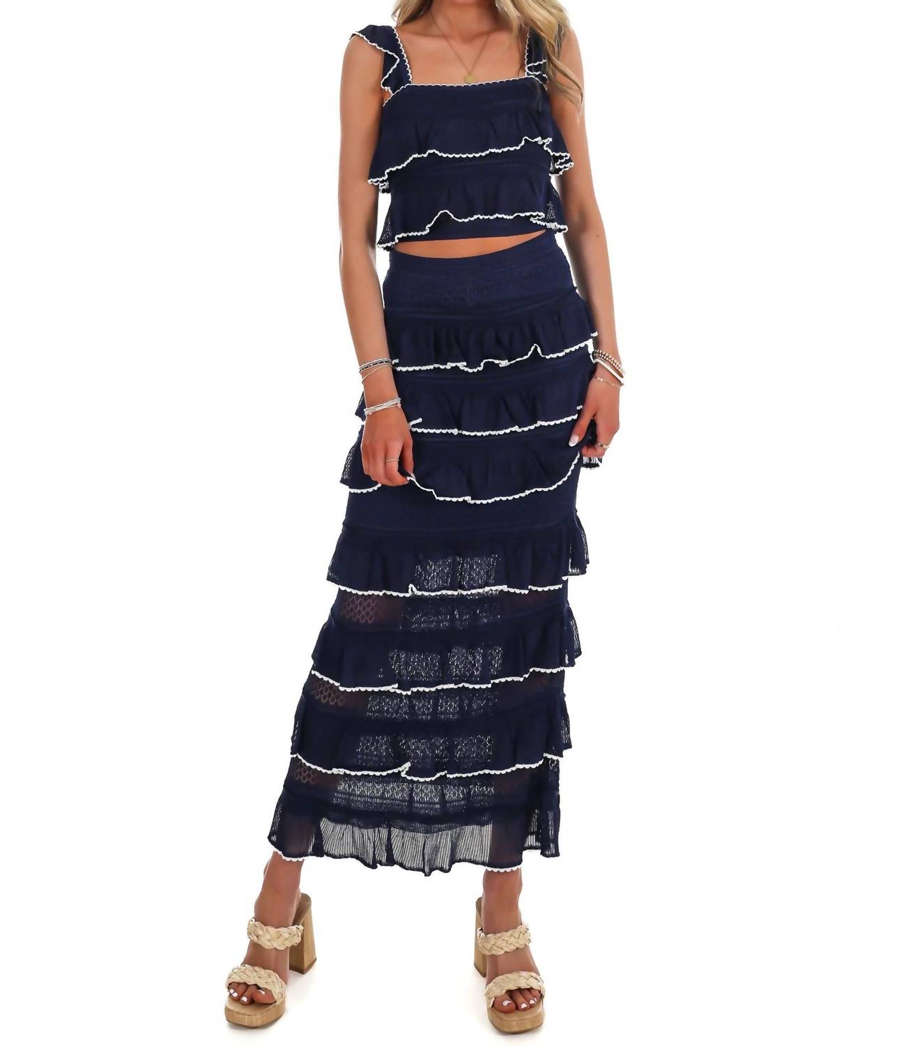 Mable - Wait for Your Love Ruffle Skirt Set