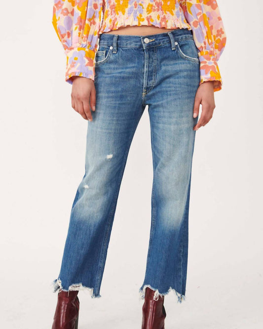 Free People - Maggie Mid-Rise Straight Denim