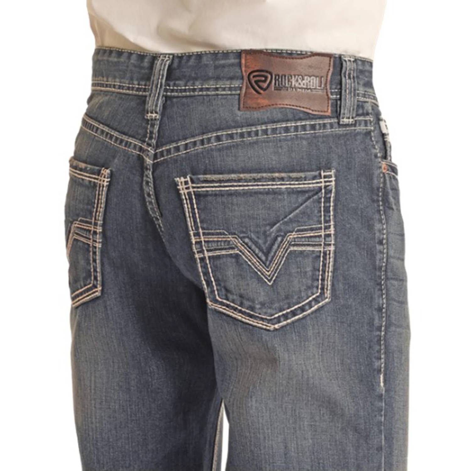 Rock & Roll Denim - Double Barrel Relaxed Straight Leg Jean